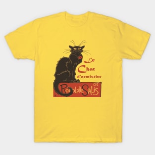 Tournee du Chat Noir D Armistice Veterans Day T-Shirt